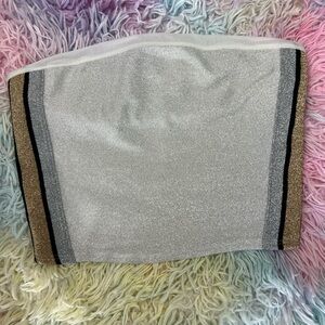 PINK Victoria’s Secret Glitter Tube Crop Top Size XS